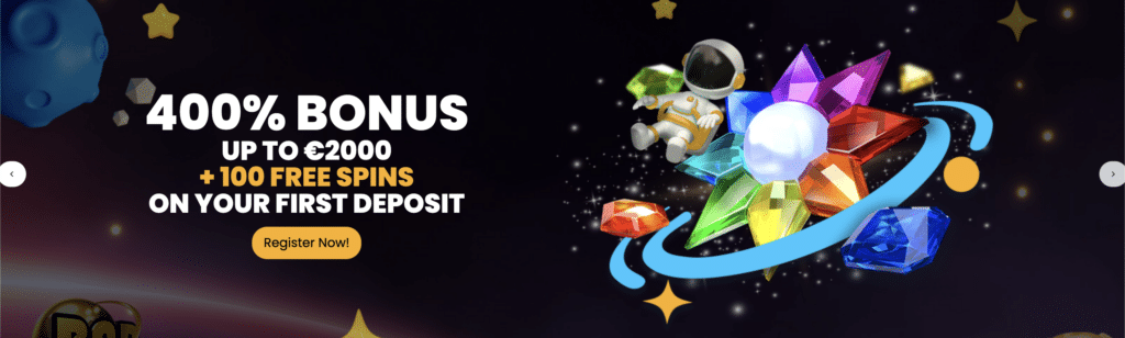 Galaxy Spins Welcome bonus