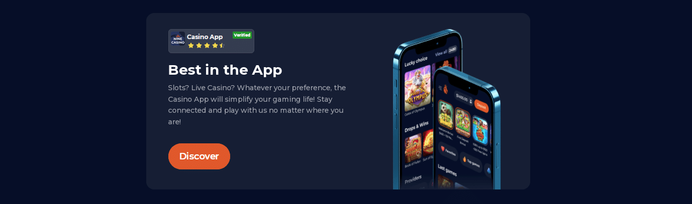 Nine casino app